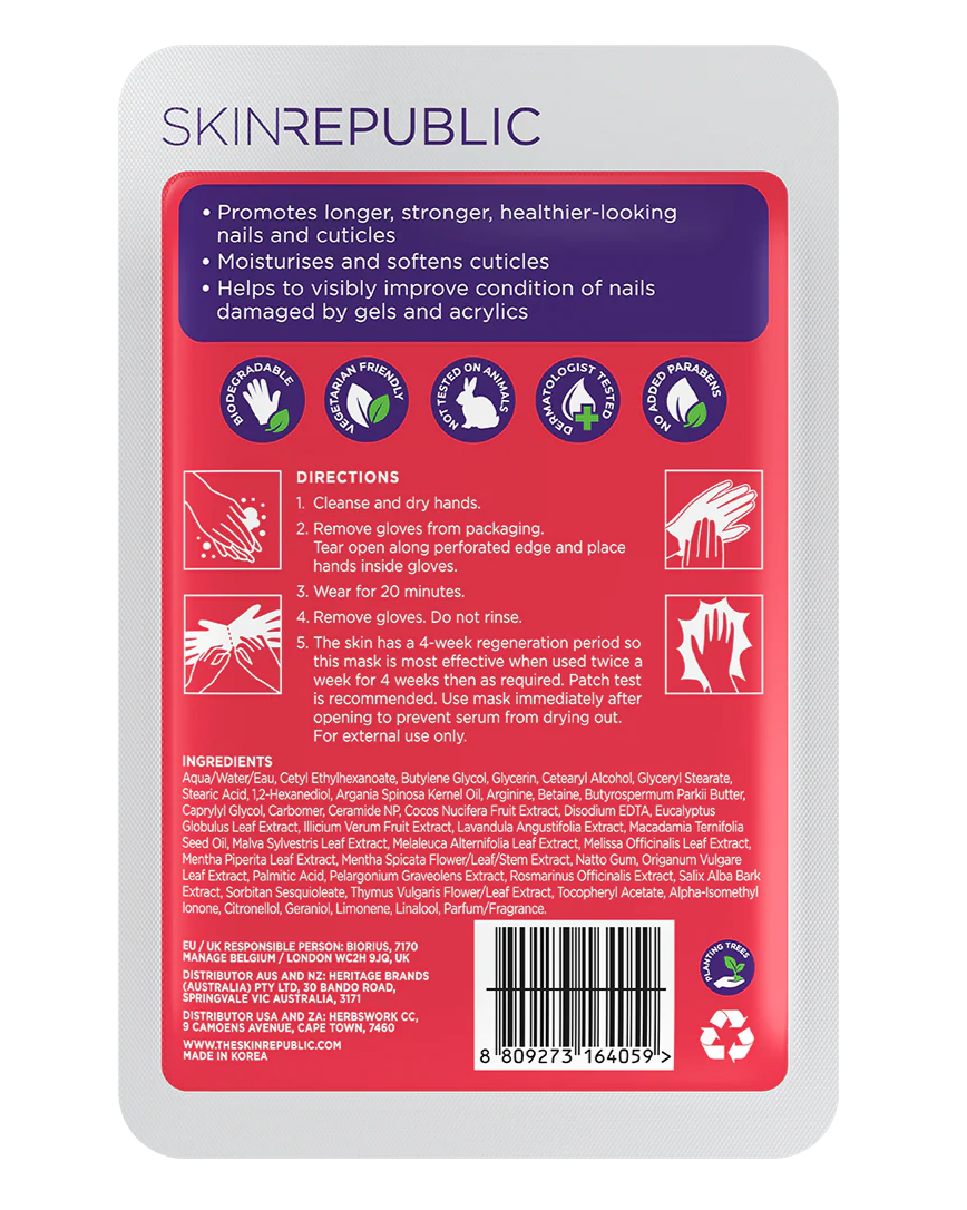 Pressy x Skin Republic: Nail + Cuticle Hand Mask